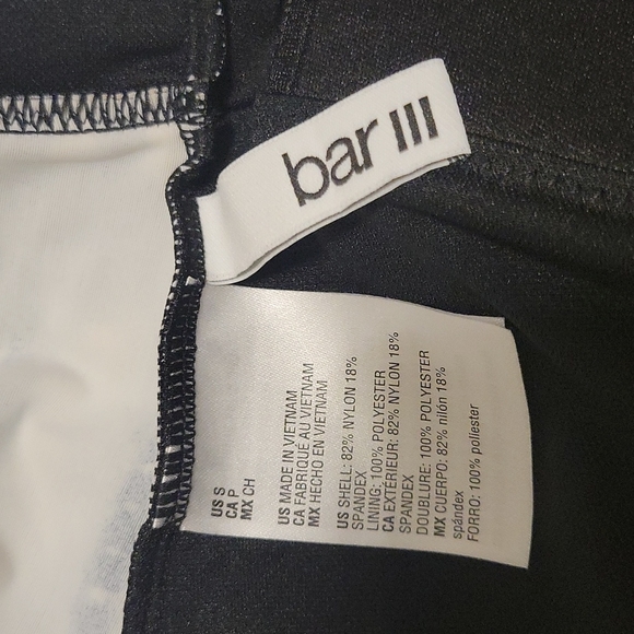 Bar lll Tye Dyed Plunge Neck Tankini Swim Top Size S - Picture 4 of 4